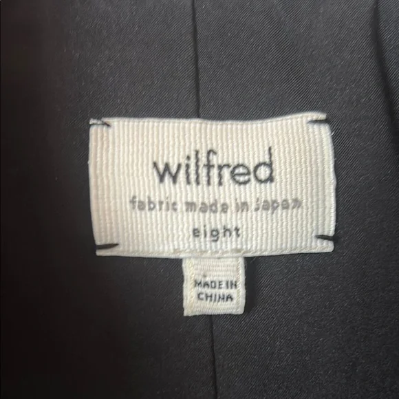 Aritzia Wilfred Black and Brown Bomber Jacket - Picture 4 of 16